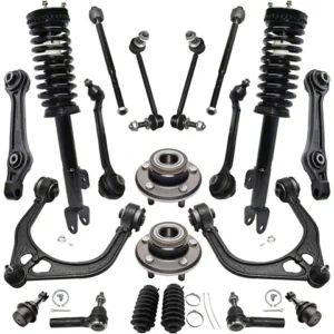 front-strut-and-spring-assemblies-with-front-control-arms-hub-assemblies-sway-bar-links-and-tie-rods