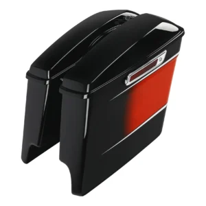 hr3-sunset-orange-sunset-black-fade-5-stretched-extended-saddlebags-for-harley-touring-2014-2023