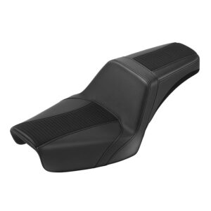 c-c-rider-dyna-step-up-seat-2-up-seat-black-stripes-stitching-for-dyna-wide-glide-super-glide-1996-2003