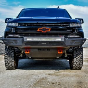 westin-58-41215-chevy-silverado-1500-2019-2022-pro-mod-front-bumper-non-winch-sku-58-41215