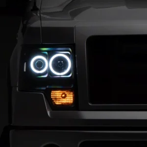 raxiom-super-white-led-halo-projector-headlights-black-housing-clear-lens-09-14-f-150-w-factory-halogen-headlights