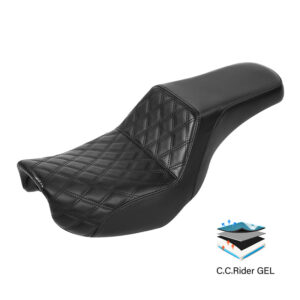 gel-seat-c-c-rider-dyna-step-up-seat-2-up-seat-lattice-stiching-for-low-rider-fat-bob-fxd-fxdwg-2006-2017